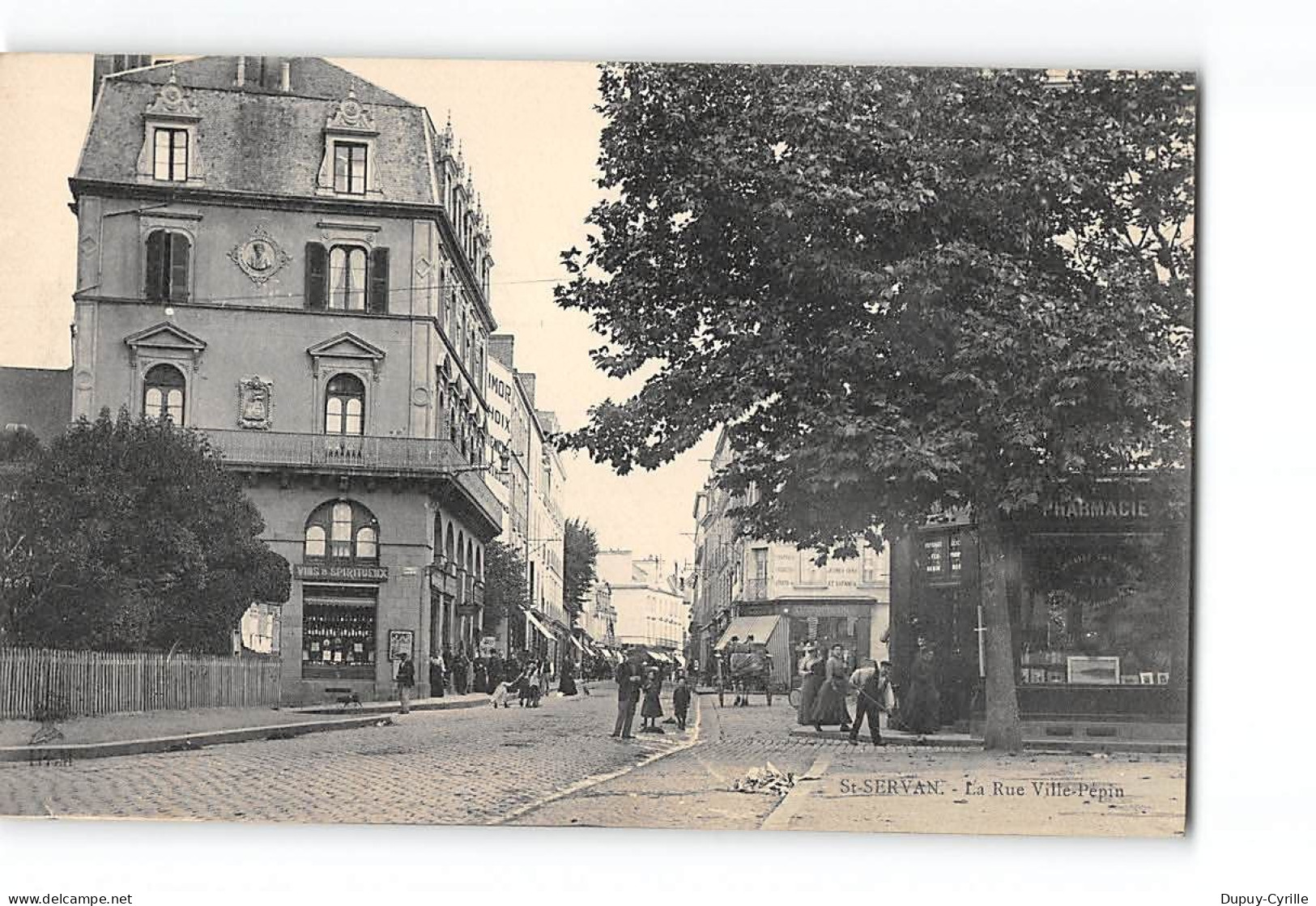 SAINT SERVAN - La Rue Ville Pépin - état - Saint Servan