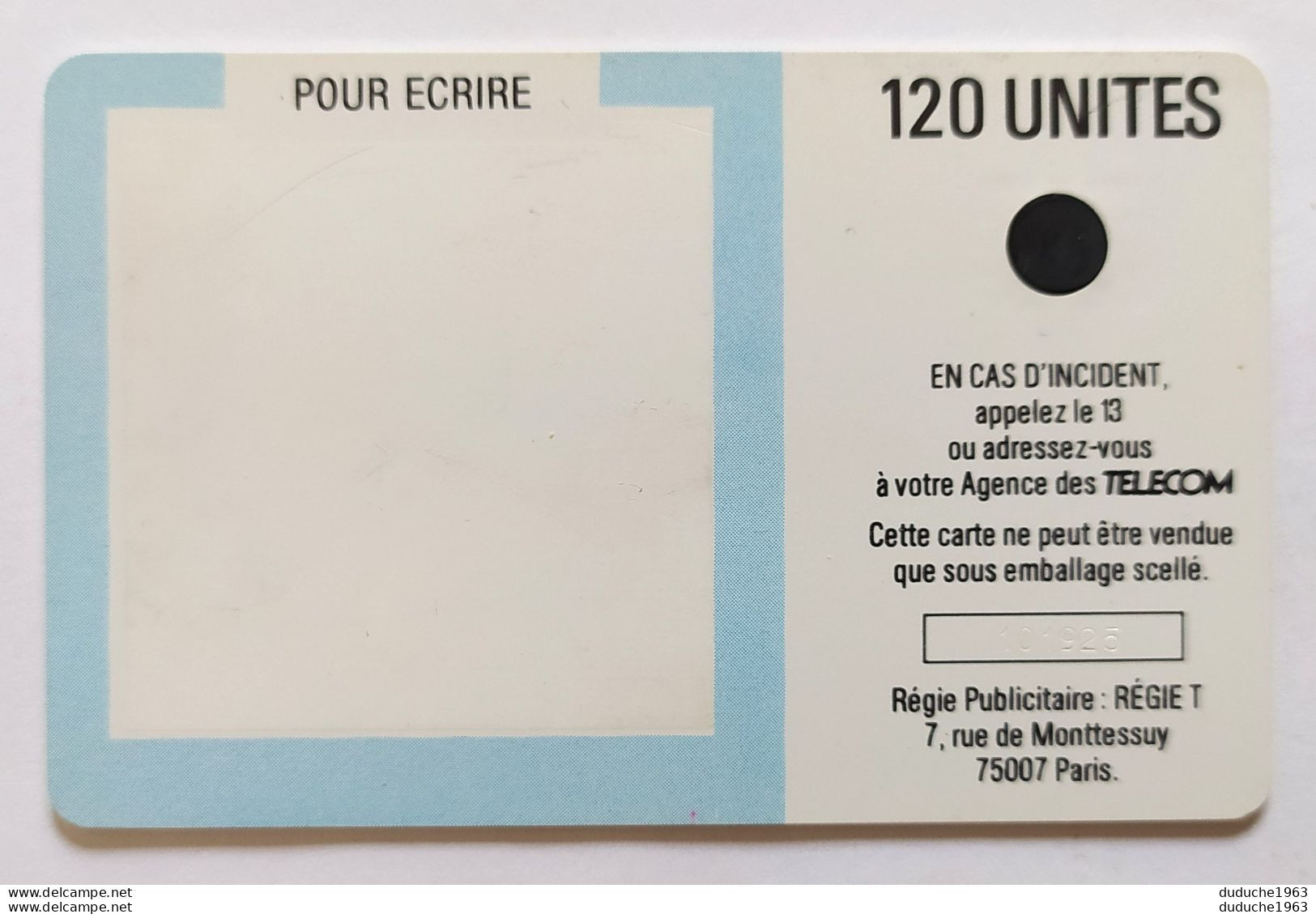 Télécarte France - Jean Cortot 1987 - Non Classificati