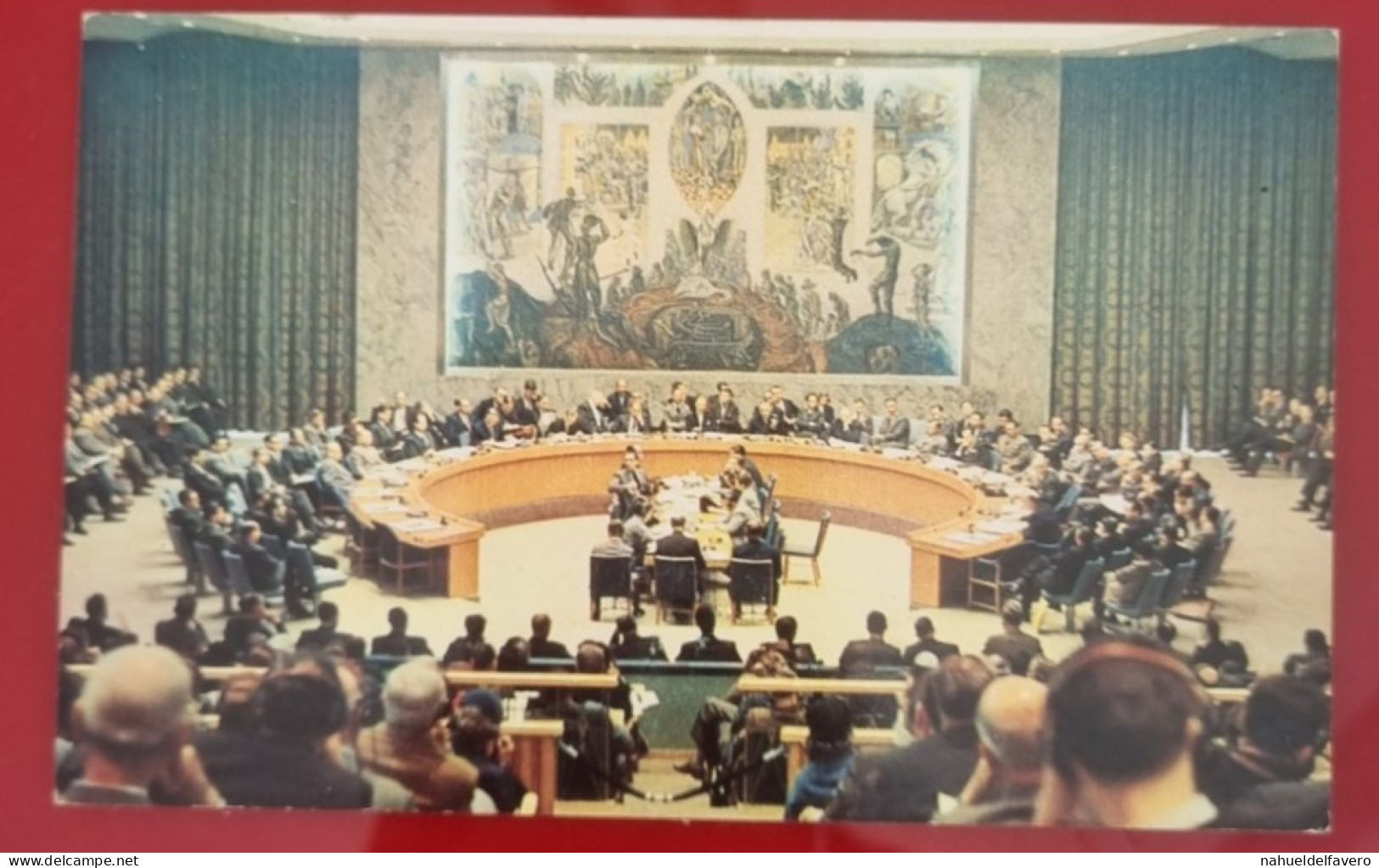 Uncirculated Postcard - USA - NY, NEW YORK CITY - UNITED NATIONS, SECURITY COUNCIL CHAMBER - Places