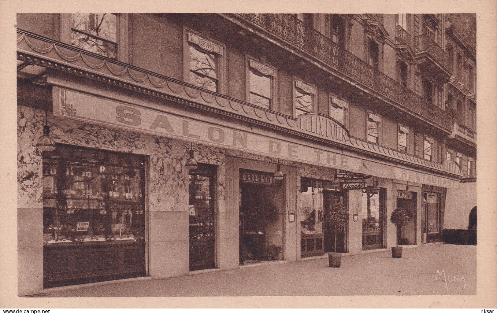 PARIS(8 Em ARRONDISSEMENT) SALON DE THE SAINT AUGUSTIN - Arrondissement: 08