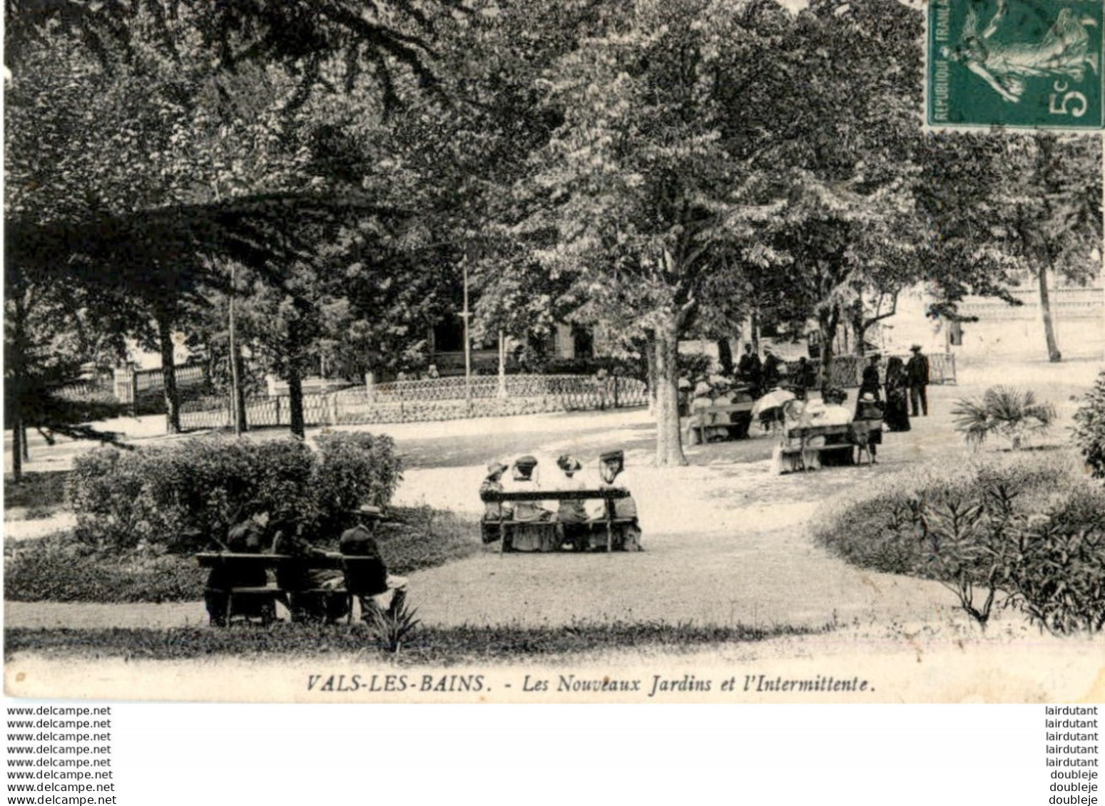 D07  VALS- LES- BAINS  Les Nouveaux Jardins Et L' Intermittente   ..... - Vals Les Bains