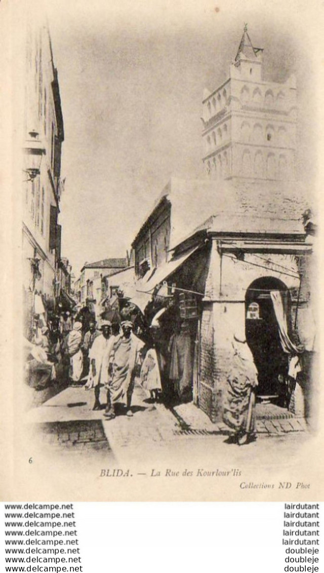 ALGERIE  BLIDA  La Rue Des Kourlourélis .... ( Ref FA549 ) - Blida