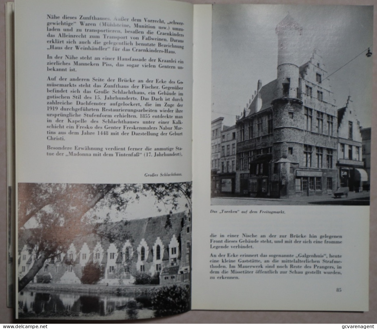 GENT BOLLWERK IN FLANDERN = 1962 = 167 SEITEN = 210 X 125 MM.          ZIE AFBEELDINGEN - Bélgica & Luxemburgo