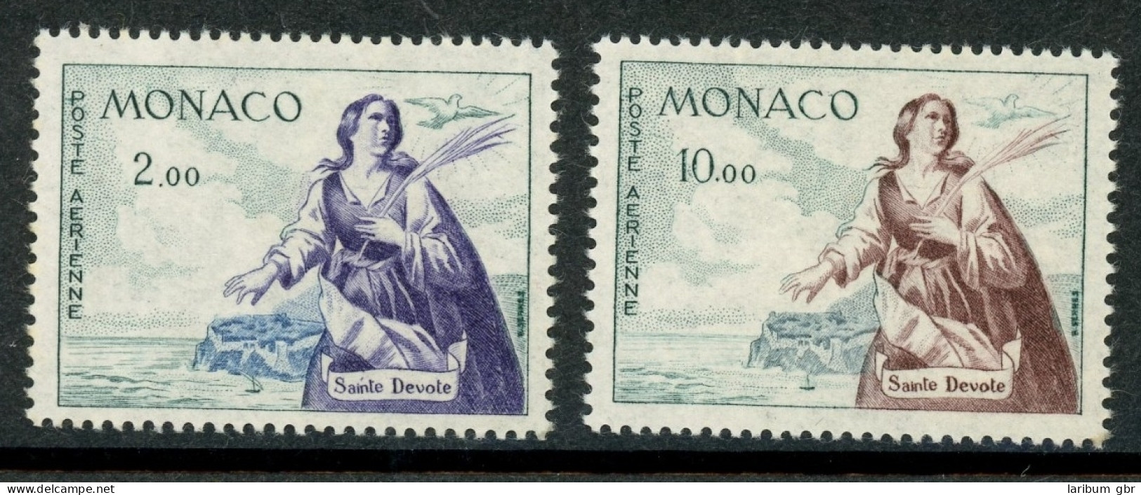 Monaco 653-54 Postfrisch Heilige #JK474 - Autres & Non Classés