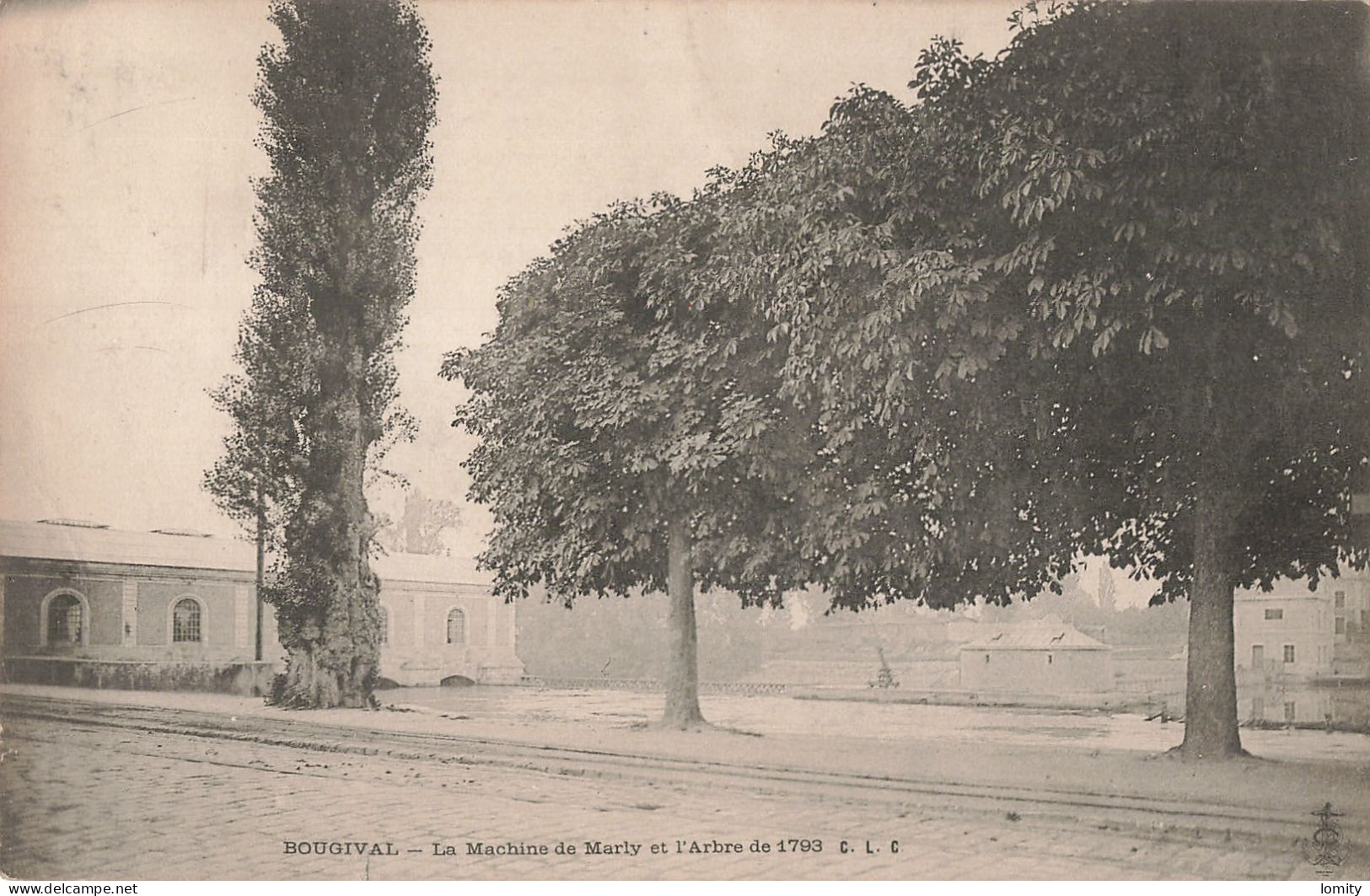 78 Bougival La Machine De Marly Et L' Arbre De 1793 CPA - Bougival