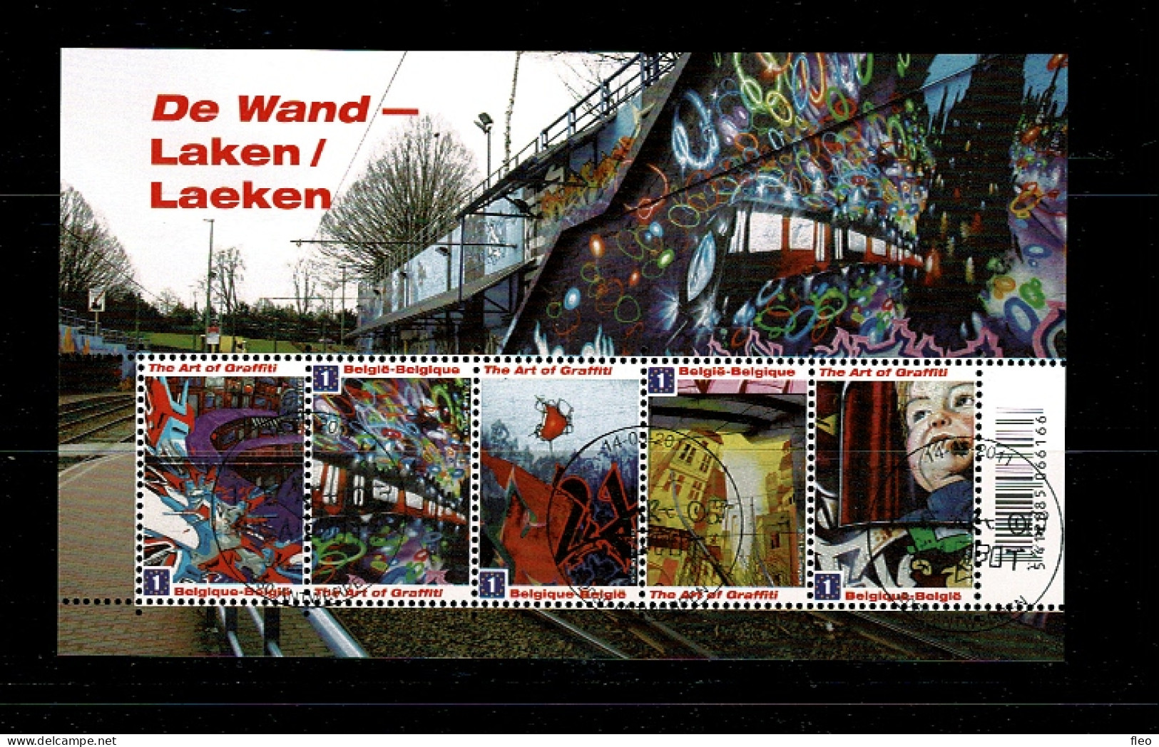 2011 BL188 (4125/29) Postfris Met 1édag Stempel : HEEL MOOI ! MNH Avec Cachet 1er Jour : The Art Of Graffiti - "De Wan - 2002-… (€)