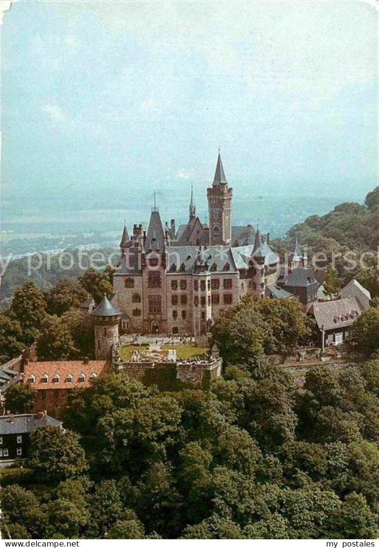 72785925 Wernigerode Harz Feudalmuseum Schloss Wernigerode Fliegeraufnahme Werni - Wernigerode