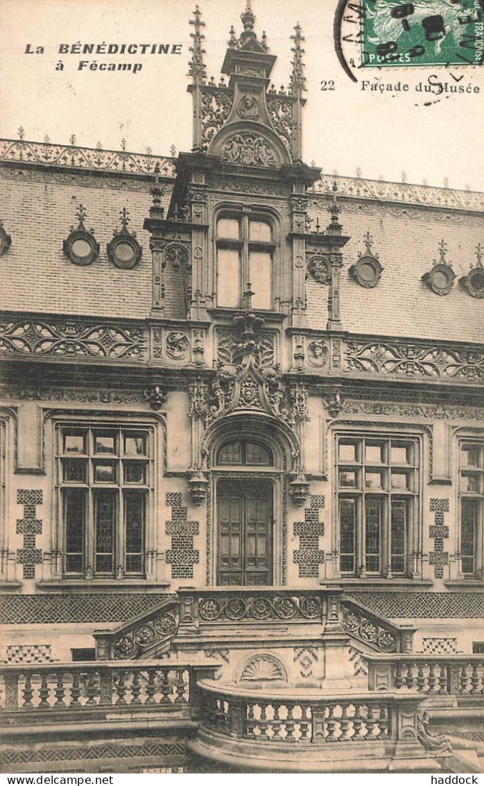 FECAMP : LA BENEDICTINE - FACADE DU MUSEE - Fécamp