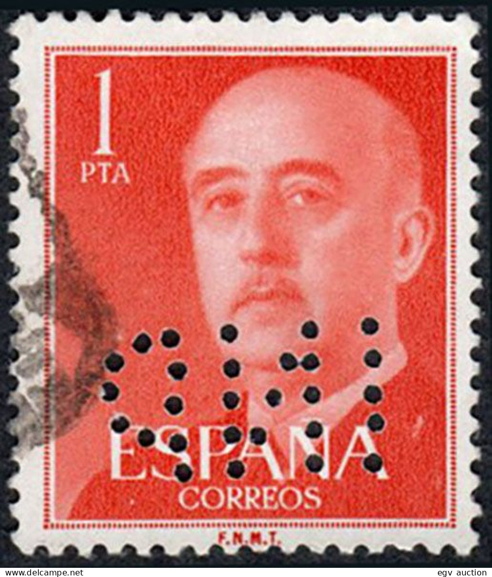 Madrid - Perforado - Edi O 1153 - "INP" (Instituto Nacional Previsión) - Gebraucht