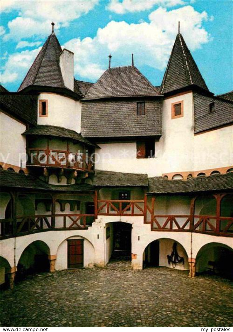 72783451 Kaub Rhein Schloss Pfalzgrafenstein Innenhof Kaub - Kaub