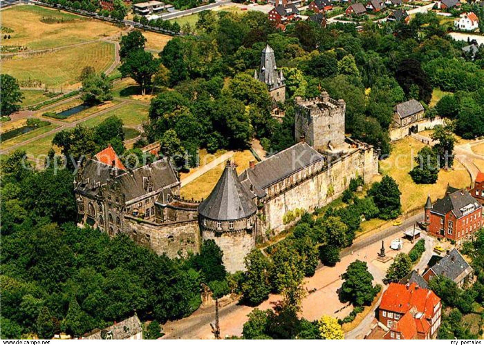 72783422 Bad Bentheim Die Burg Fliegeraufnahme Bad Bentheim - Bad Bentheim