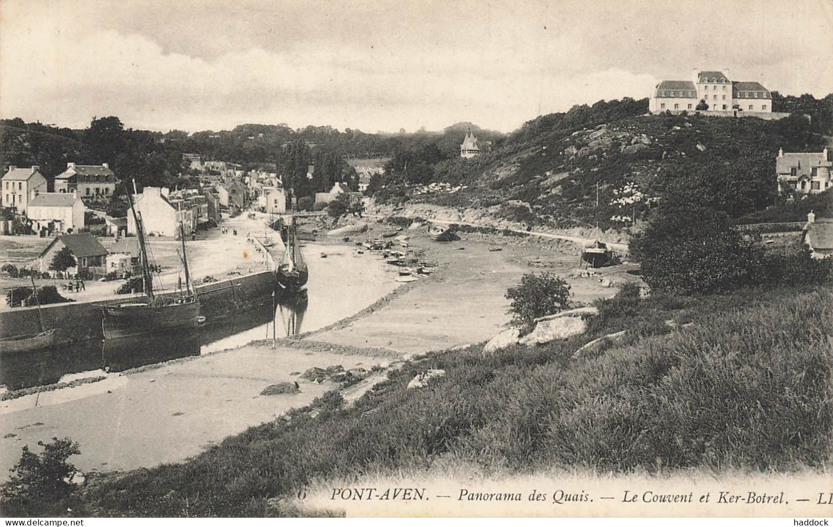 PONT AVEN : PANORAMA DES QUAIS - Pont Aven