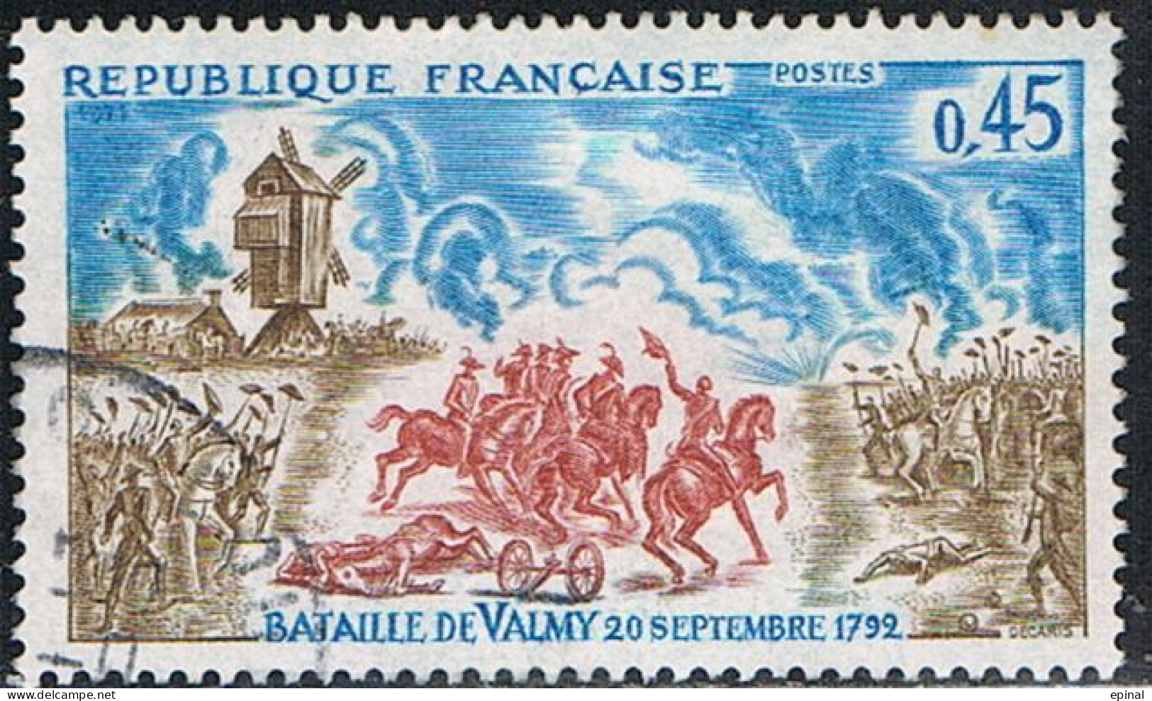 FRANCE : N° 1679 Oblitéré (Histoire De France : Bataille De Valmy) - PRIX FIXE - - Unused Stamps