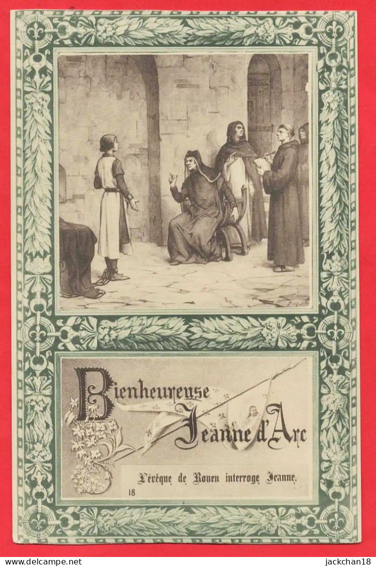 -- BIENHEUREUSE JEANNE D'ARC / LOT DE 25 CPA de l'HISTOIRE de JEANNE D'ARC / Série complète --