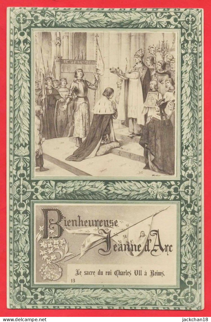 -- BIENHEUREUSE JEANNE D'ARC / LOT DE 25 CPA de l'HISTOIRE de JEANNE D'ARC / Série complète --