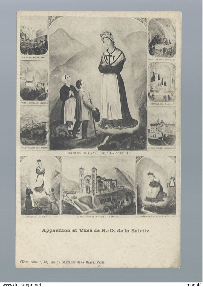 CPA - 38 - Apparition Et Vues De N.-D. De La Salette - Non Circulée - La Salette