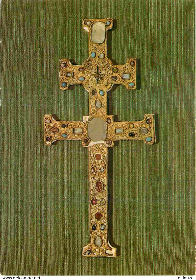 87 - Le Dorat - Intérieur De La Collégiale Saint-Pierre - Croix Reliquaire Du XIIle S - Art Religieux - CPM - Carte Neuv - Le Dorat