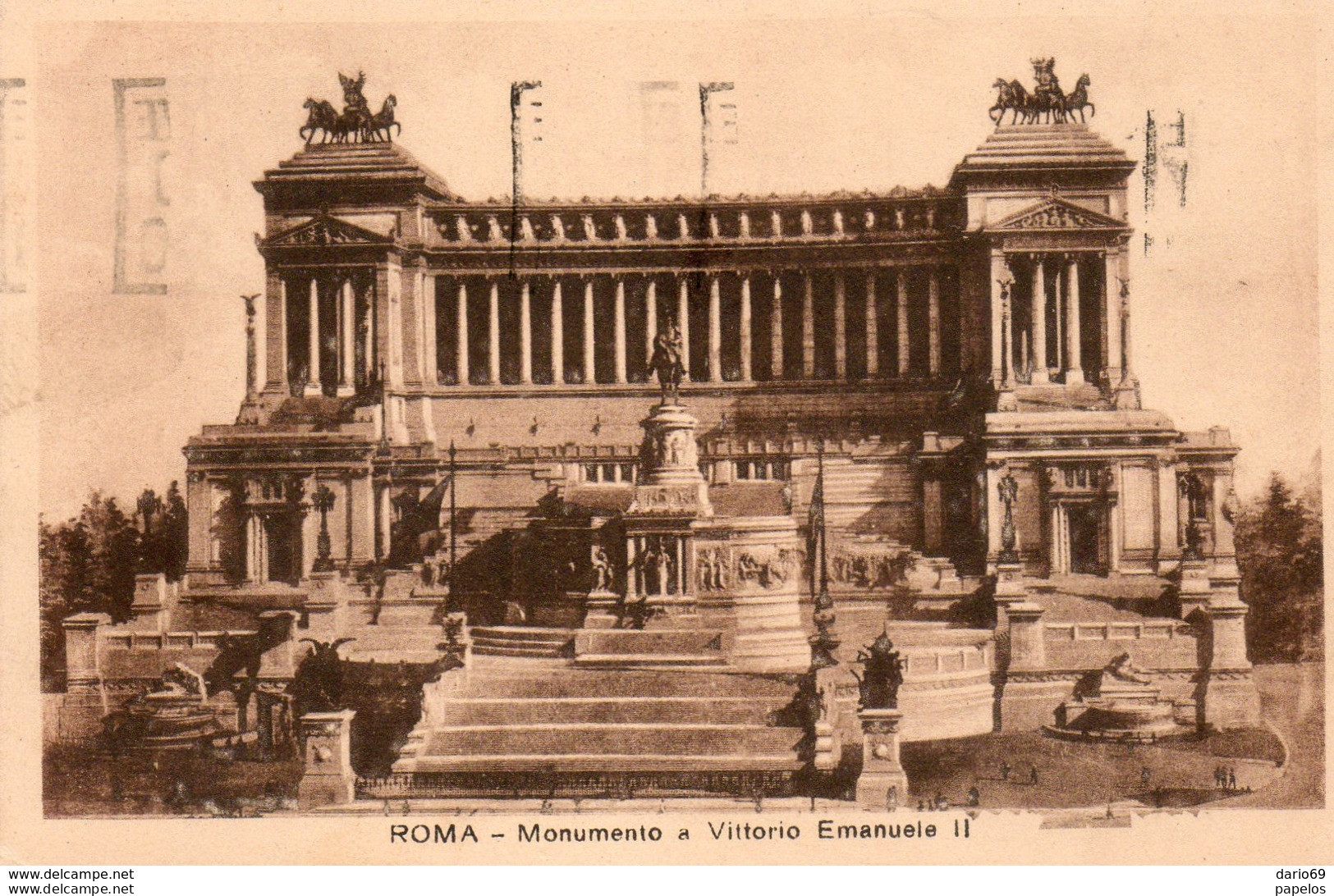 1936 CARTOLINA ROMA - Andere Monumenten & Gebouwen