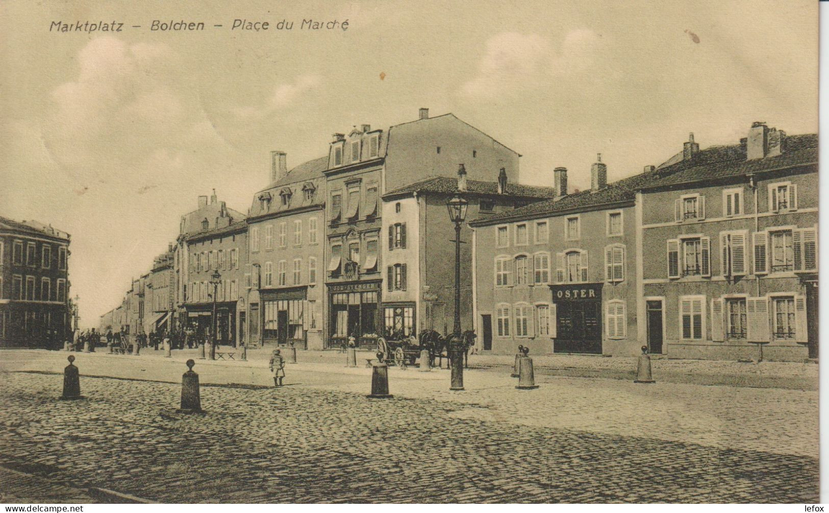 BOULAY  BOLCHEN PLACE DU MARCHE - Boulay Moselle