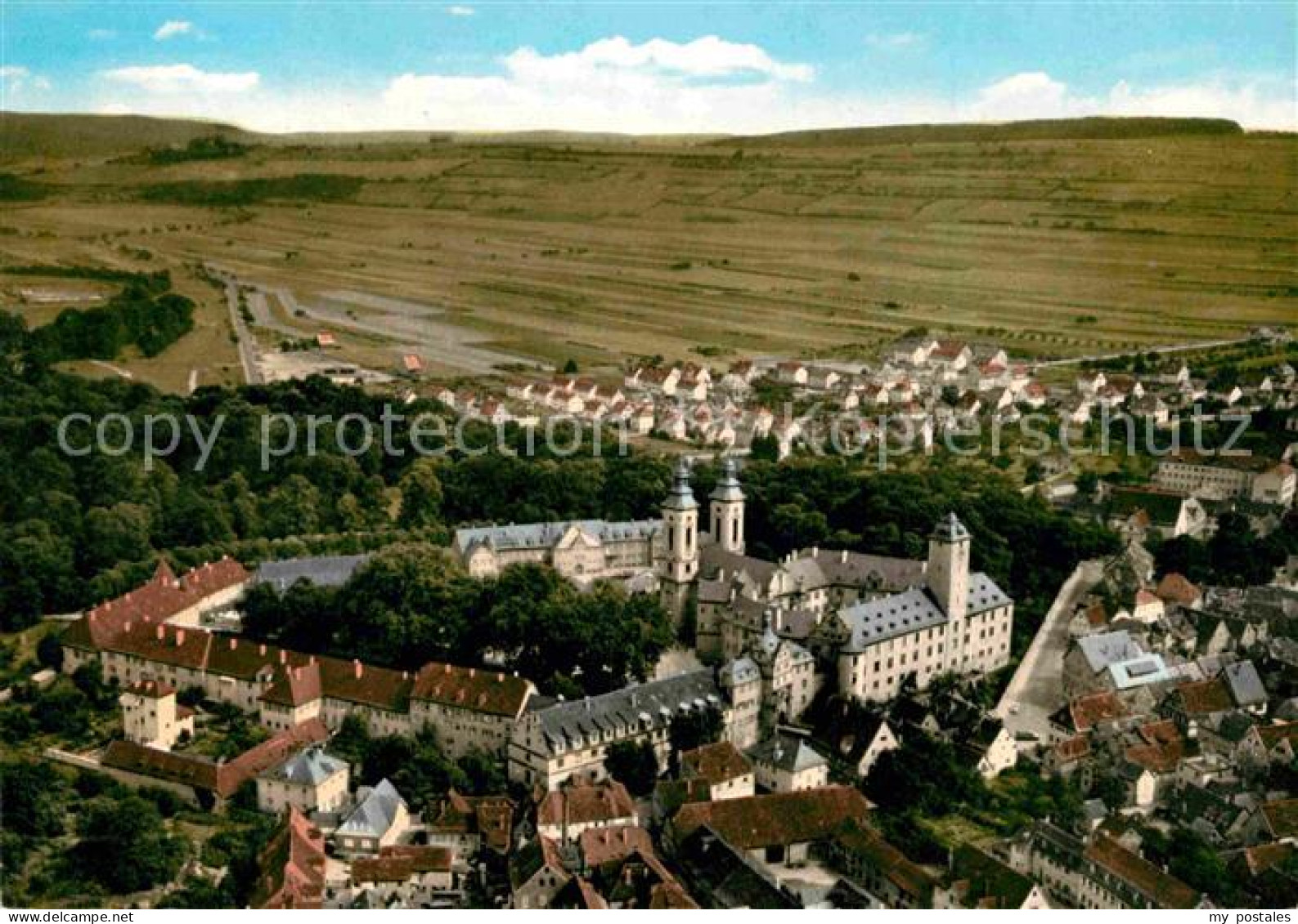 72780775 Bad Mergentheim Hoch Und Deutschmeister Schloss Fliegeraufnahme Bad Mer - Bad Mergentheim