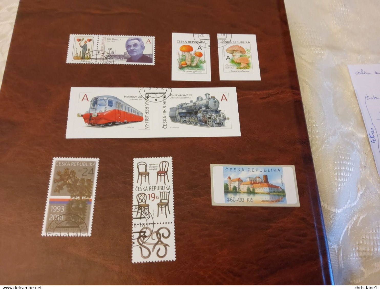 Tchèquie  Lot De 10 Timbres Oblitérés Principalement 2018  ( 2 Scans ) - Gebruikt