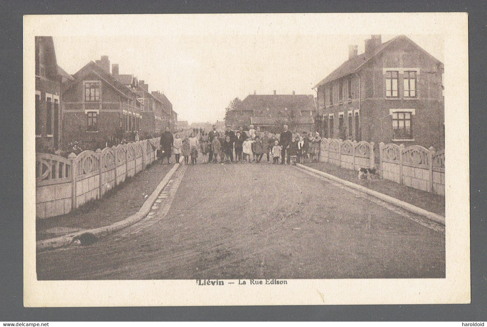 CPA 62 - LIEVIN - LA RUE EDISON - Lievin