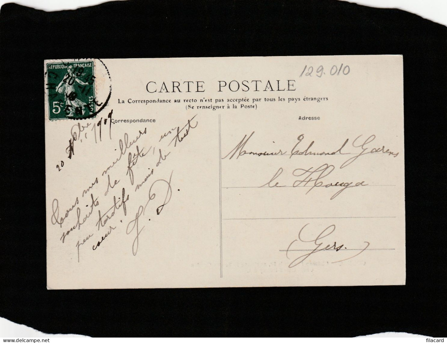 129010         Francia,     Cognac,   Chateau  Francois  Ier,  Ancienne  Salle  Des  Gardes,   VG  1909 - Cognac