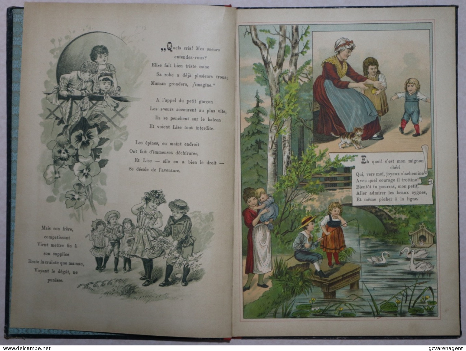 SOUVENIRS DE L'HEUREUSE ENFANCE  N° 1020 LIVRE AMUSANT AVEC ILLUSTRATIONS = BON ETAT = VOIR IMAGES 320 X 225 MM - Sonstige & Ohne Zuordnung