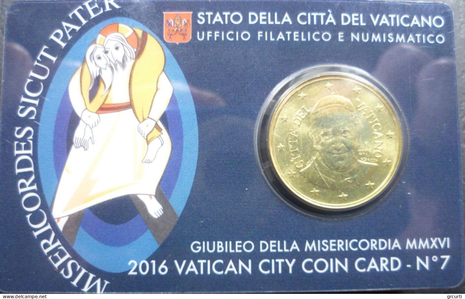 Vaticano - 50 Centesimi 2016 - Coincard N. 7 - KM# 460 - Vatikan