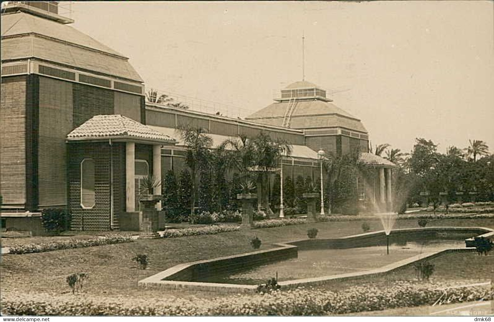 EGYPT - ALEXANDRIA / ALEXANDRIE - LA GRANDE SERRE ET JARDIN MODERNE - RPPC POSTCARD - MAILED - 1930s (12652) - Alejandría