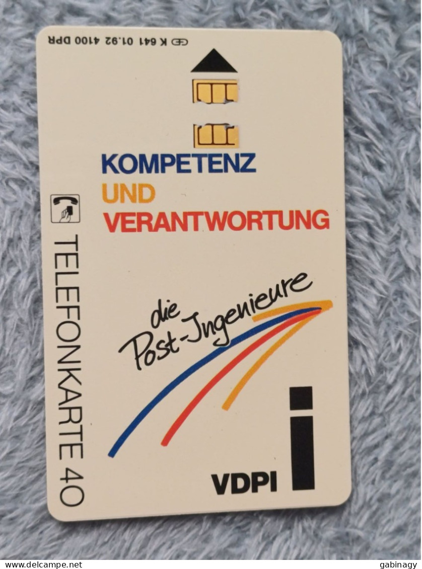 GERMANY-1213 - K 0641 - VDPI – Die Post-Ingenieure - 4.100ex. - K-Series : Customers Sets