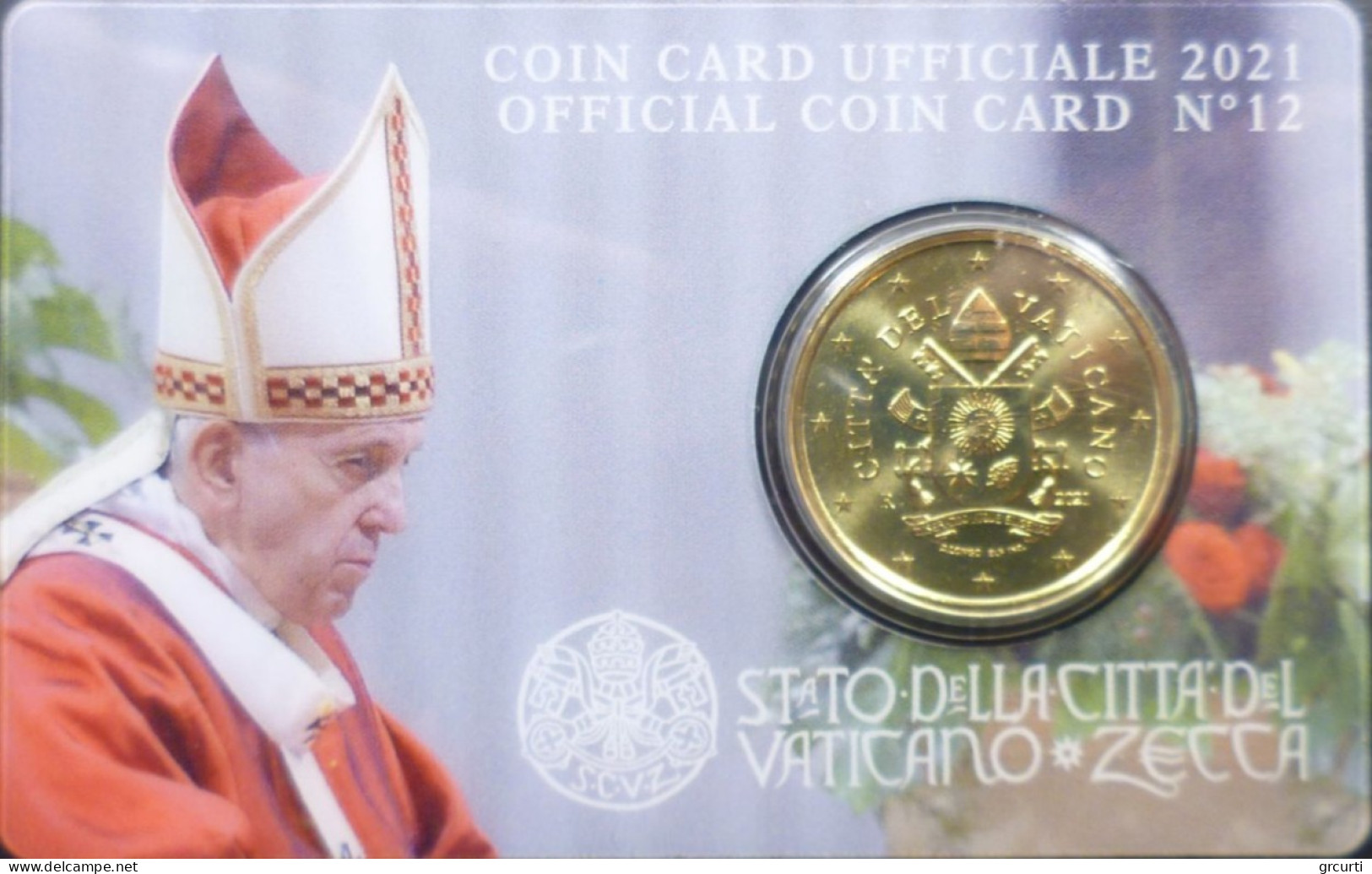 Vaticano - 50 Centesimi 2021 - Coincard N. 12 - UC# 6 - Vatikan