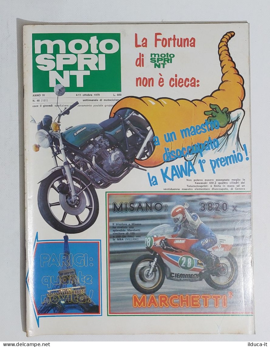 54026 Motosprint 1979 A. IV N. 40 - Suzuki GS 850 - Motori