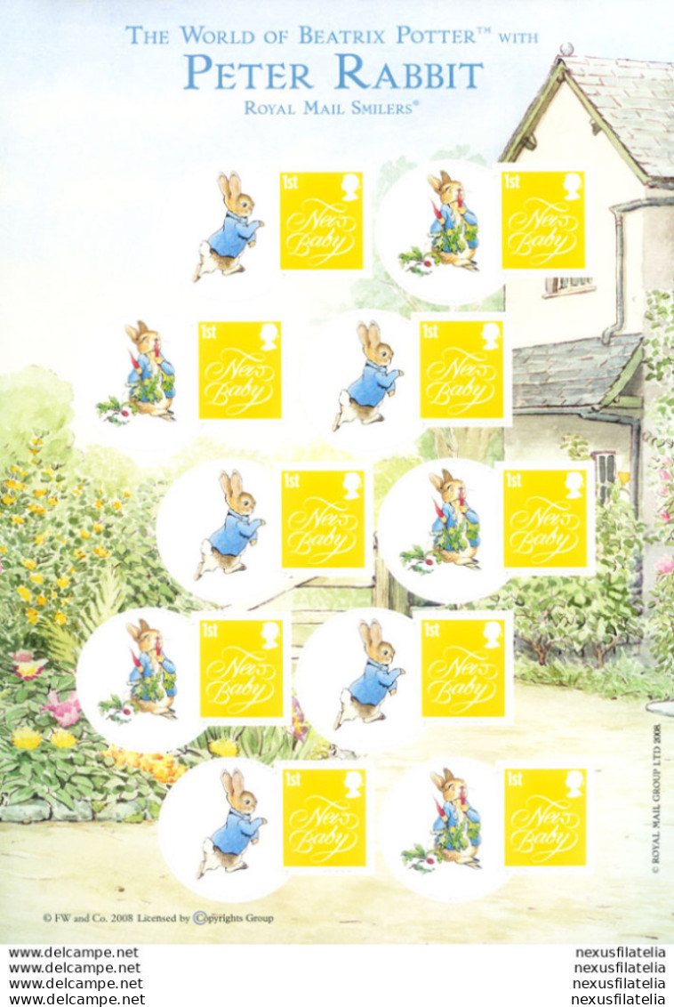 Peter Rabbit E Altri Tre 2008. - Blocs-feuillets