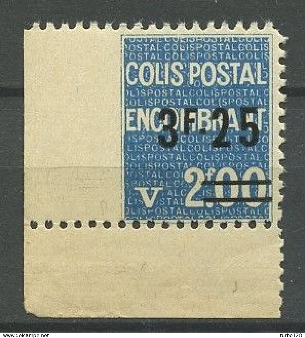 RARE - COLIS POSTAUX 1938 N° 154 Avec 1 Côté Vertical Non Dentelé ** MNH Superbe  Valeur Colis Encombrant - Mint/Hinged