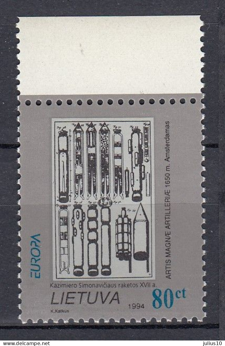 LITHUANIA 1994 Europa Rockets MNH(**) Mi 555 #Lt1144 - Lithuania