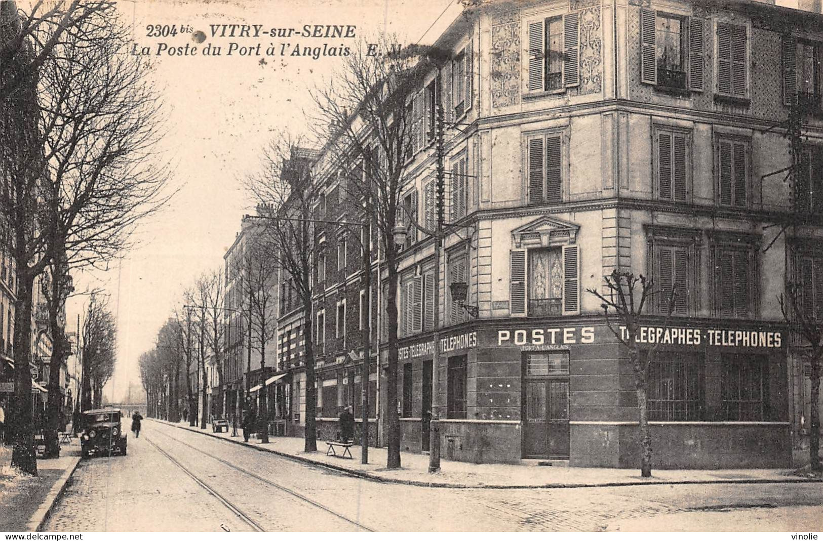 P-24-Mi-Is-1990 :  VITRY-SUR-SEINE  LA POSTE  DU PORT A L'ANGLAIS - Vitry Sur Seine