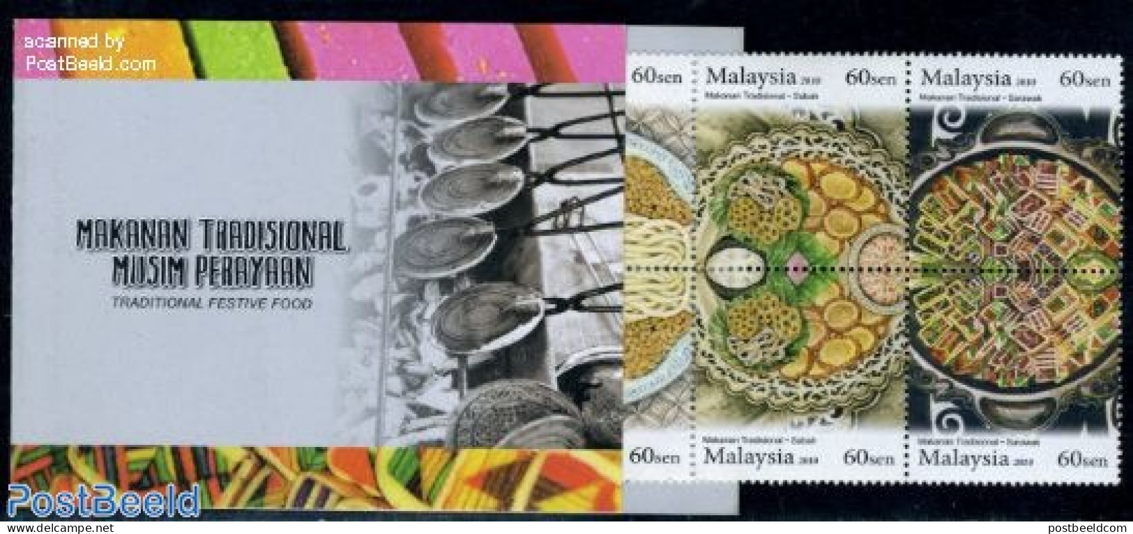 Malaysia 2010 Tradional Food Booklet, Mint NH, Health - Food & Drink - Stamp Booklets - Alimentation