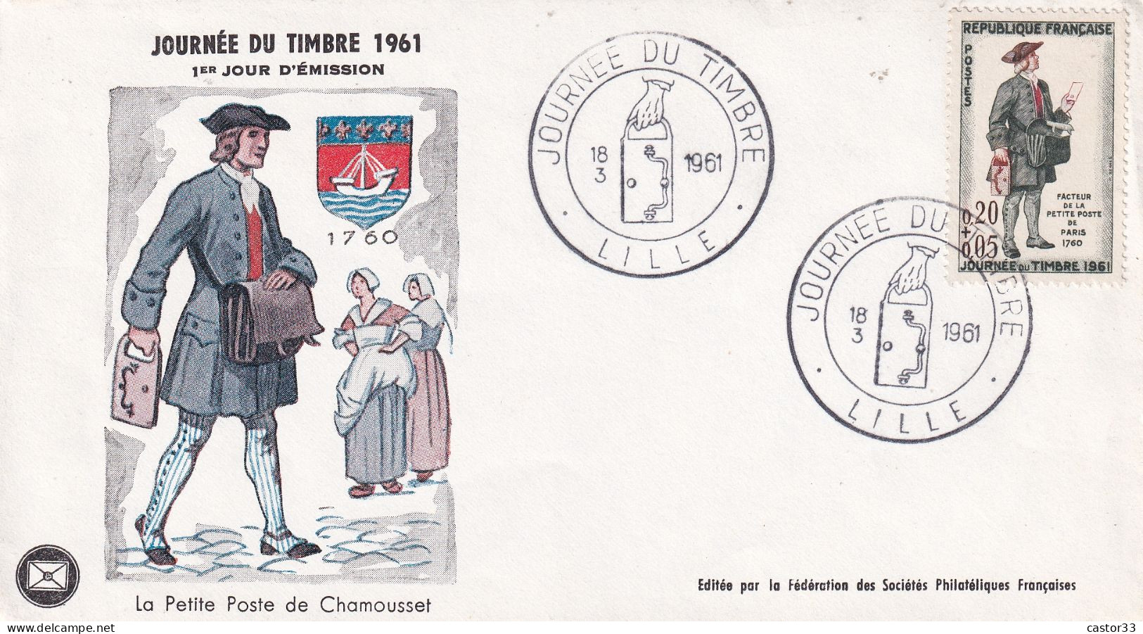 Journée Du Timbre 1961 - 1960-1969