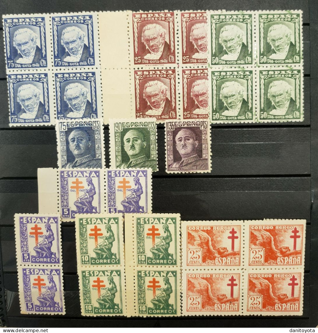 ESPAÑA. LOTE DE SERIES COMPLETAS, PERIODO PRIMER CENTENARIO. VALOR DE CATÁLOGO 122 € - Unused Stamps