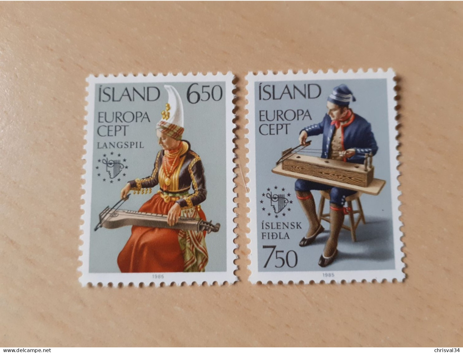 TIMBRES   ISLANDE   ANNEE   1985   N  585  /  586   NEUFS   LUXE** - Nuevos