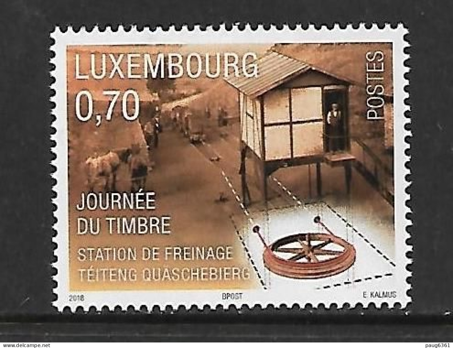 LUXEMBOURG 2018 JOURNEE DU TIMBRE YVERT N°2122 NEUF MNH** - Journée Du Timbre