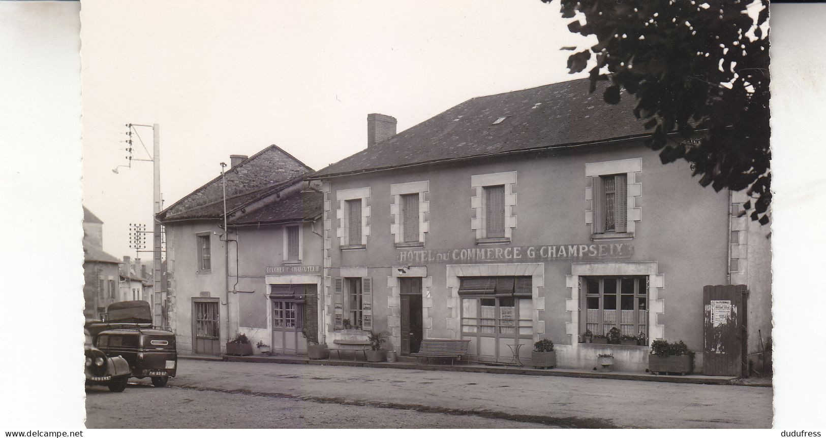 LINARDS HOTEL CHAMPEIX          RARE  FORMAT CPA - Autres & Non Classés