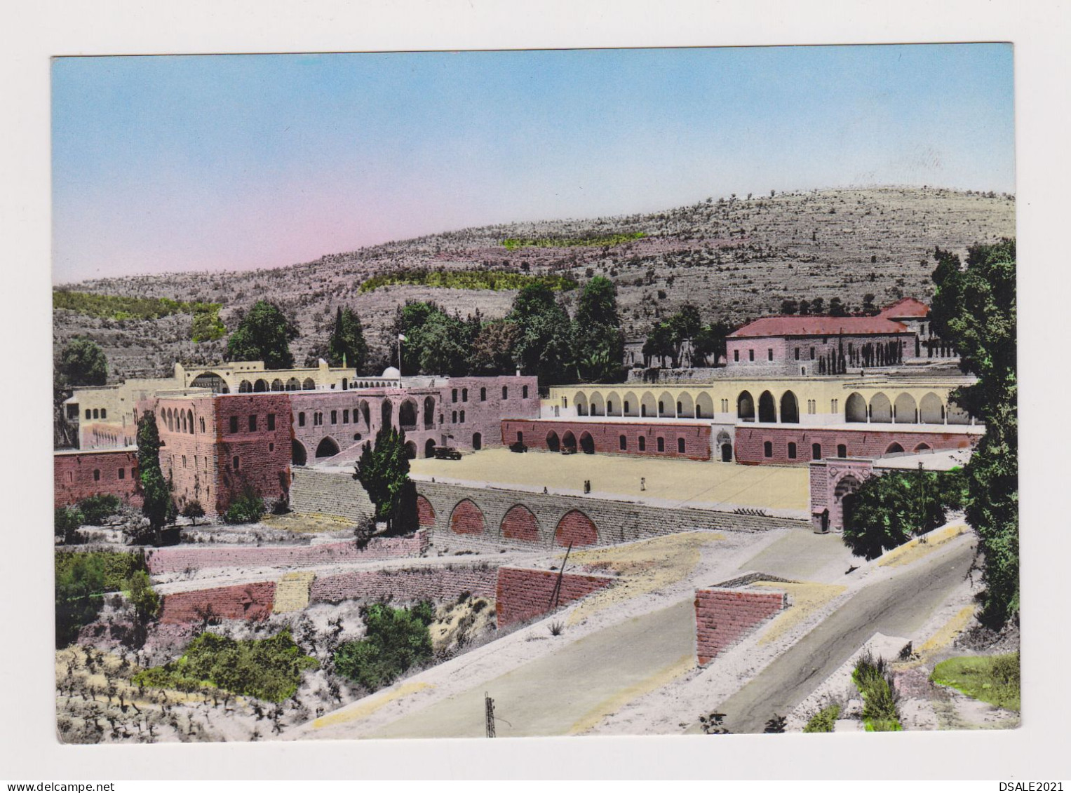 Lebanon Liban Beiteddine Palace General View, Vintage Photo Postcard RPPc AK (704) - Lebanon