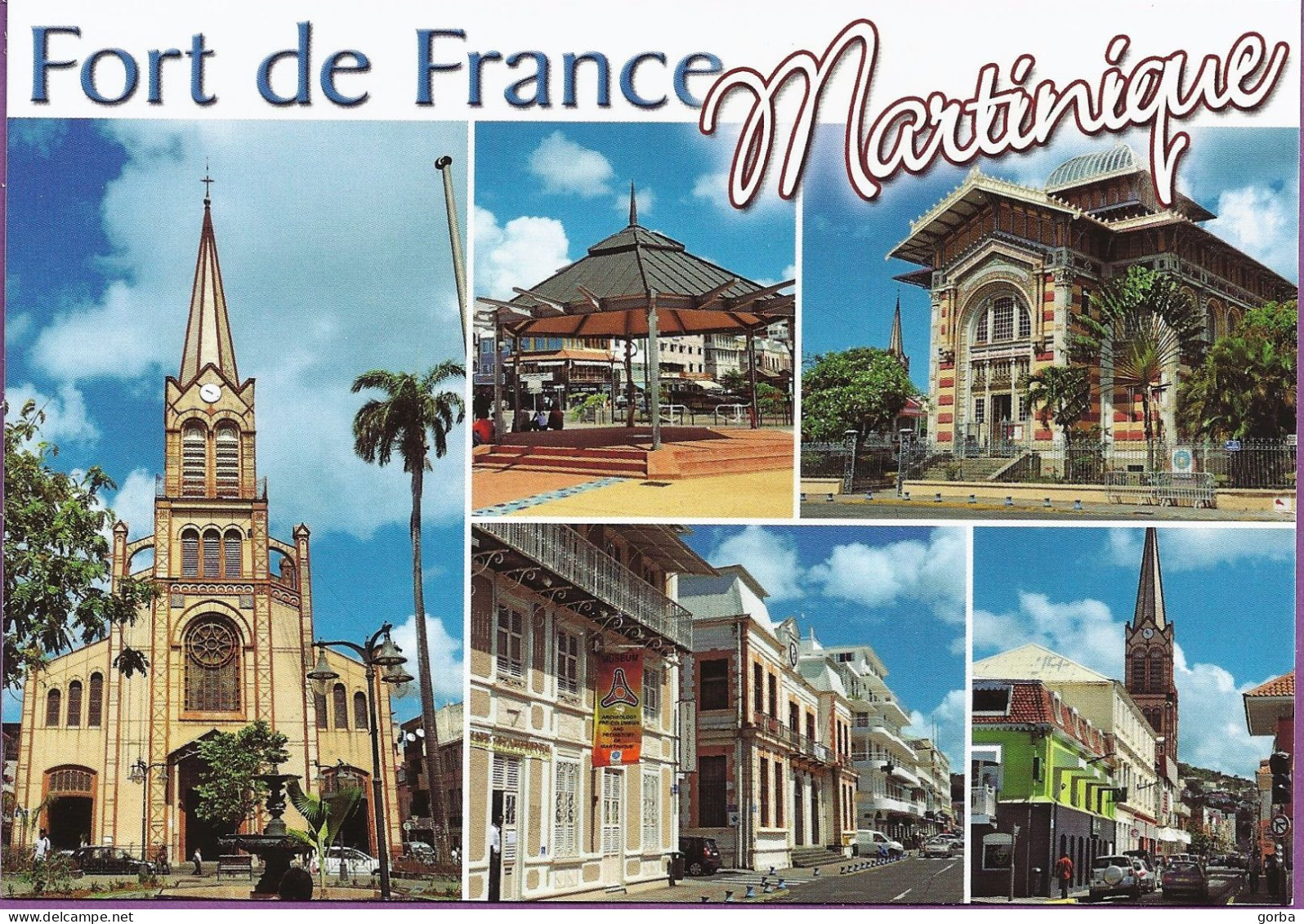 *CPM - 972 - MARTINIQUE - FORT DE FRANCE - Multivue - Fort De France