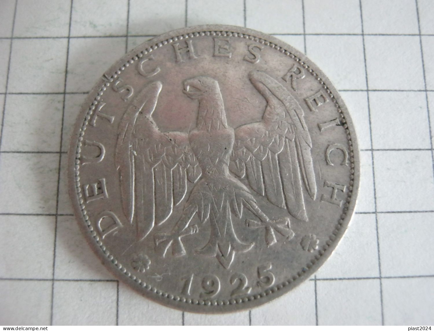 Germany 1 Reichsmark 1925 A - 1 Marco & 1 Reichsmark