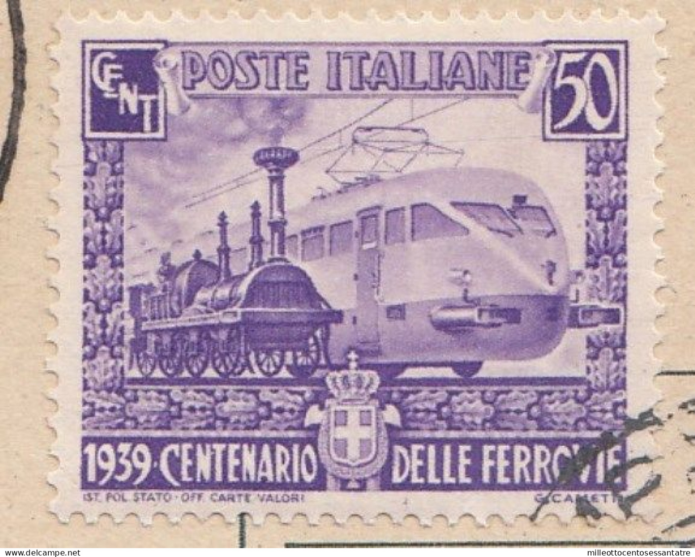 1751 - REGNO - CARTOLINA POSTALE - Da Cent. 15 Del 1940 Da Impruneta Con Aggiunta - Serie Centenario Delle Ferrovie - - Stamped Stationery