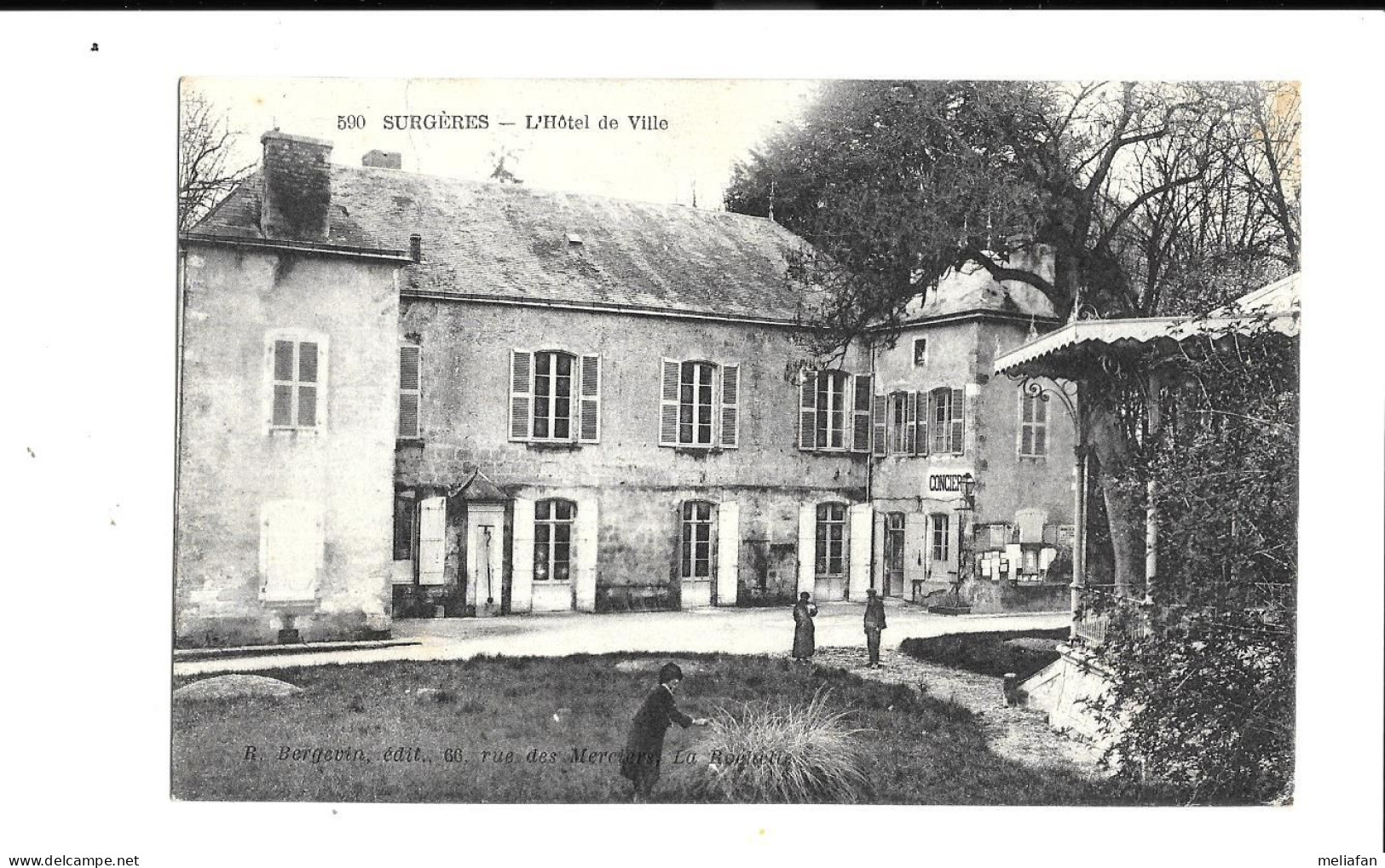 CQ62 - CP SURGERES - HOTEL DE VILLE - Surgères