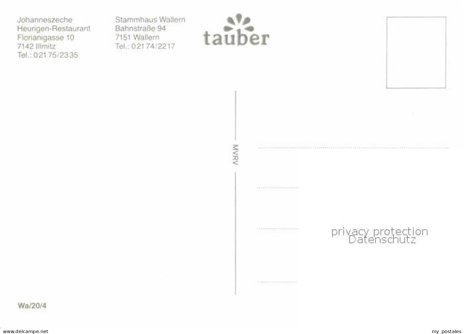 72772594 Illmitz Stammhaus Wallern Johanneszeche Illmitz - Sonstige & Ohne Zuordnung