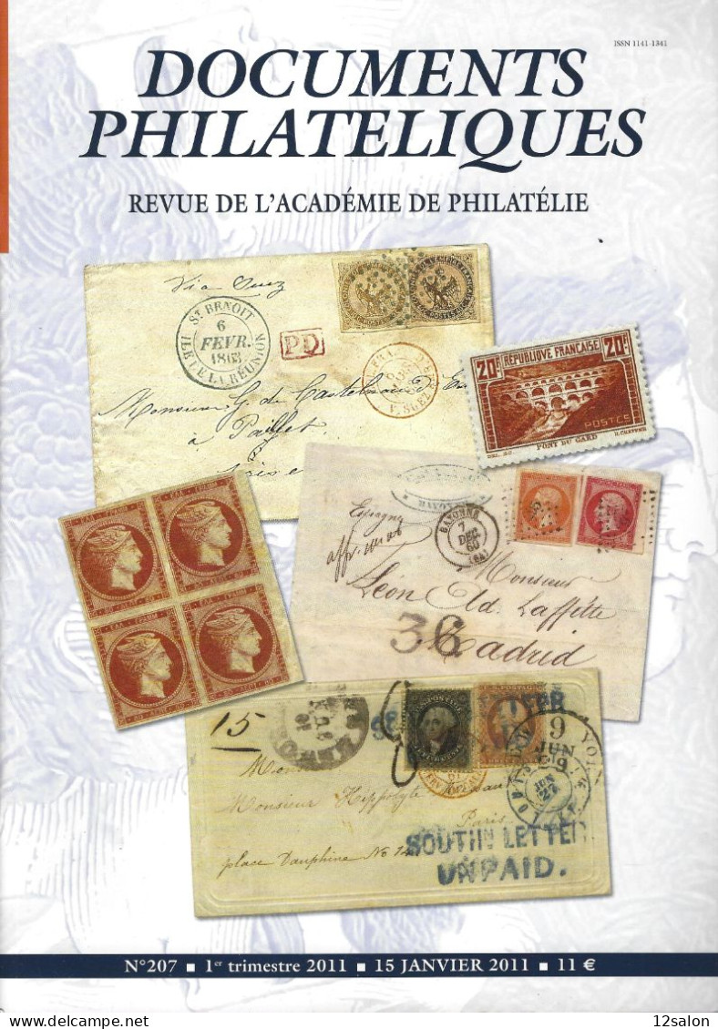 ACADEMIE DE PHILATELIE DOCUMENTS PHILATELIQUES N° 207 + Sommaire - Other & Unclassified